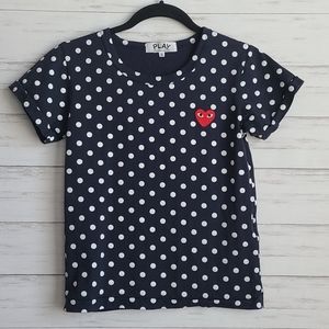 Comme des Garçons Play Polka Dot Shirt